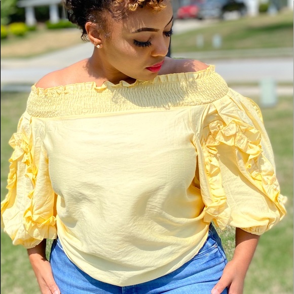 Poplin Ruffle Top - Picture 7 of 8